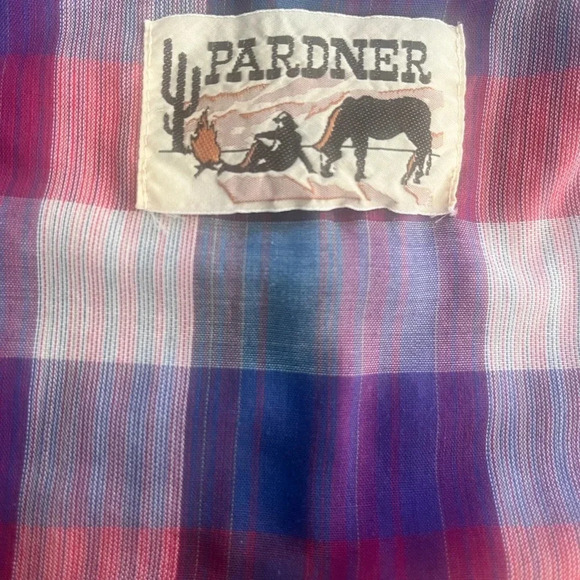 Vintage Pardner Pearl Snap Button Up - Picture 4 of 10